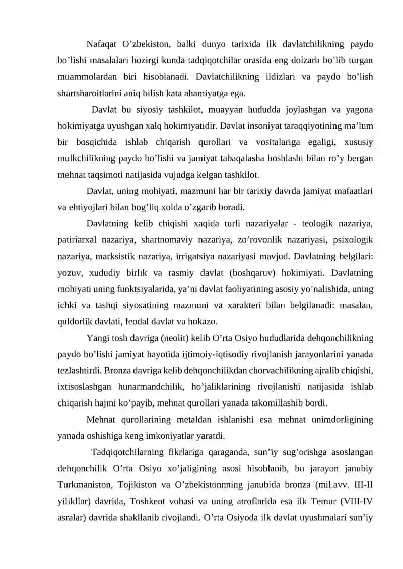 O’zbek davlatchilikning ilk namunalari 2