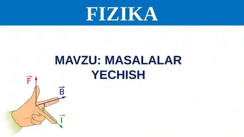 MASALALAR YECHISH 2