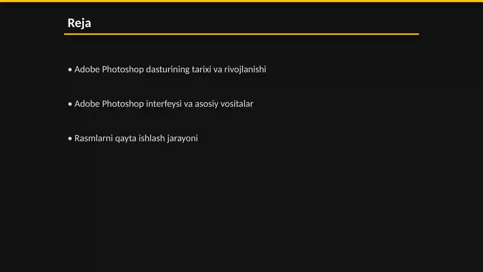 Adobe Photoshop dasturi va ishlash prinsipi 2