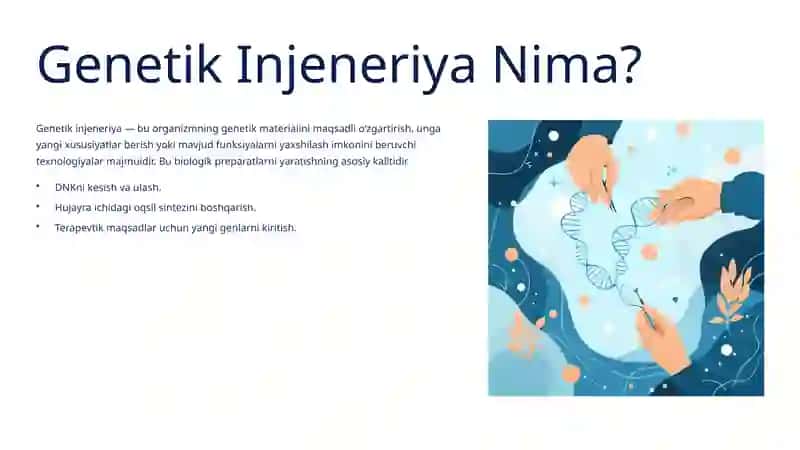 Genetik Injeneriya Biologik Preparatlari 2
