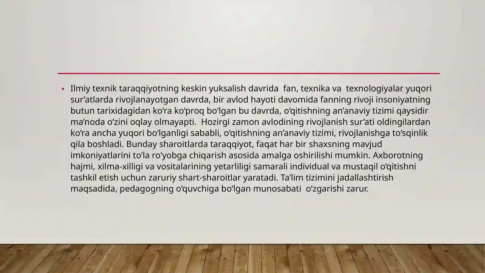 Grafik tashkil etuvchilar asosida ta’lim oluvchilarning mustaqil faoliyatini tashkil etish(2 soat) 2