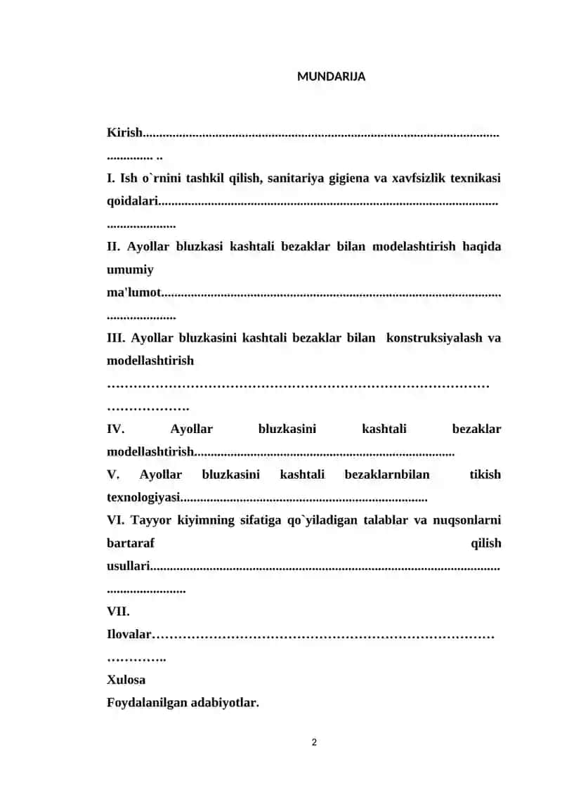 Ayollar bluzkasini kashtali bezaklar bilan modellashtirish 2