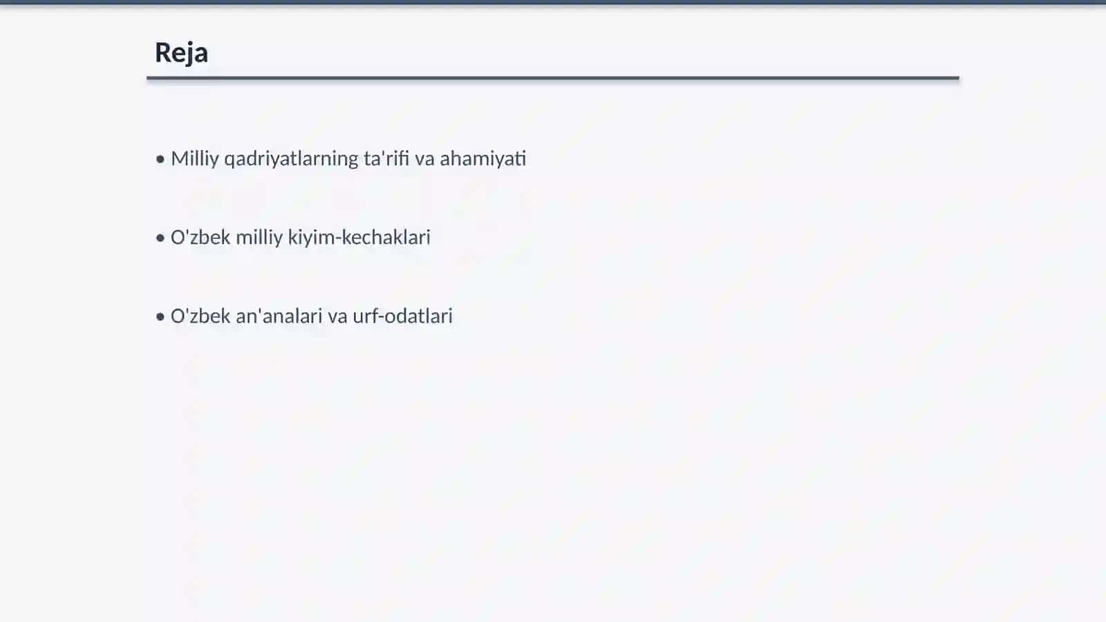Milliy madaniy qadriyatlar 2