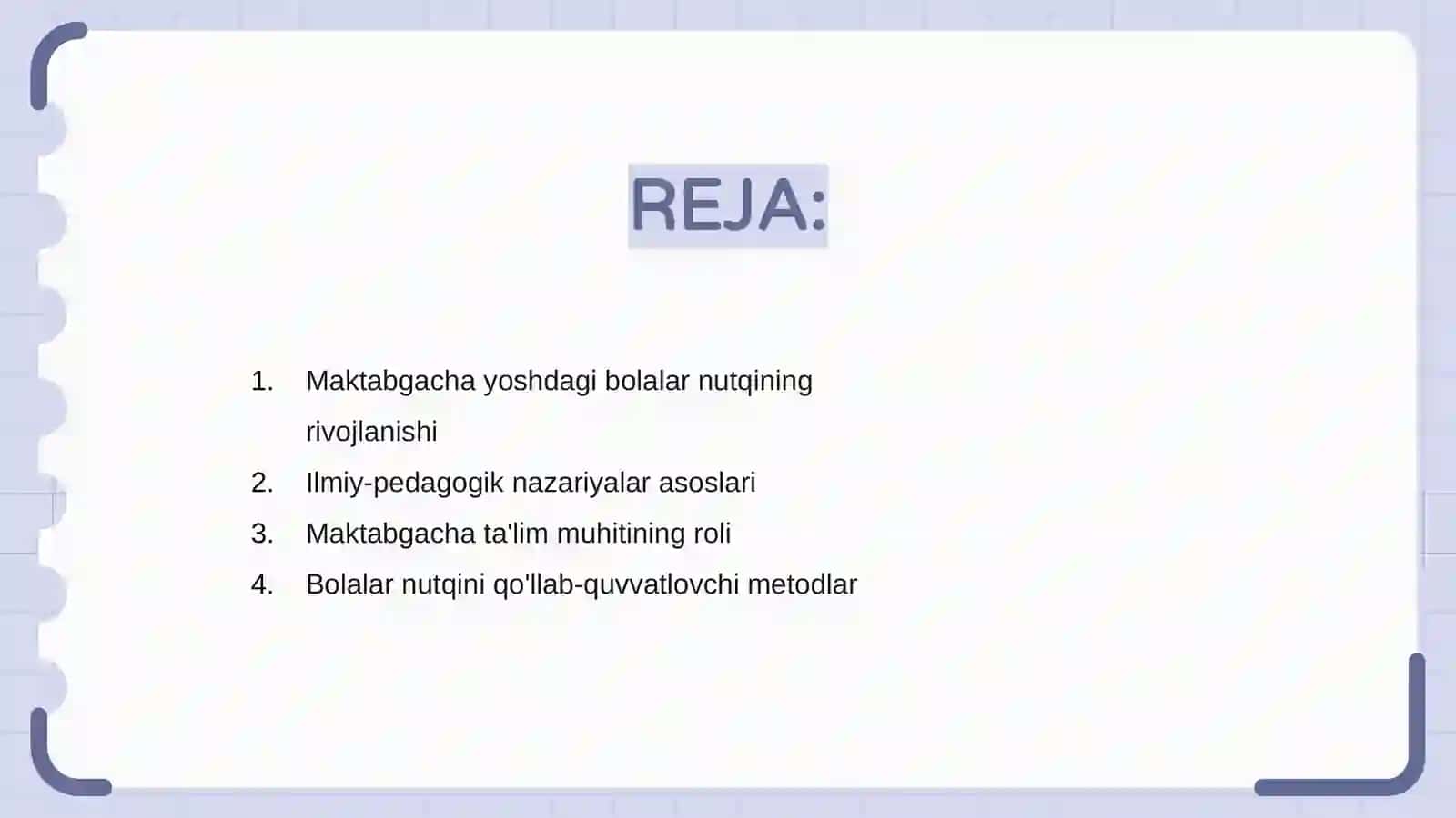 Maktabgacha yoshdagi bolalar nutqini rivojlantirishning ilmiy-pedagogik shart -sharoitlari 2