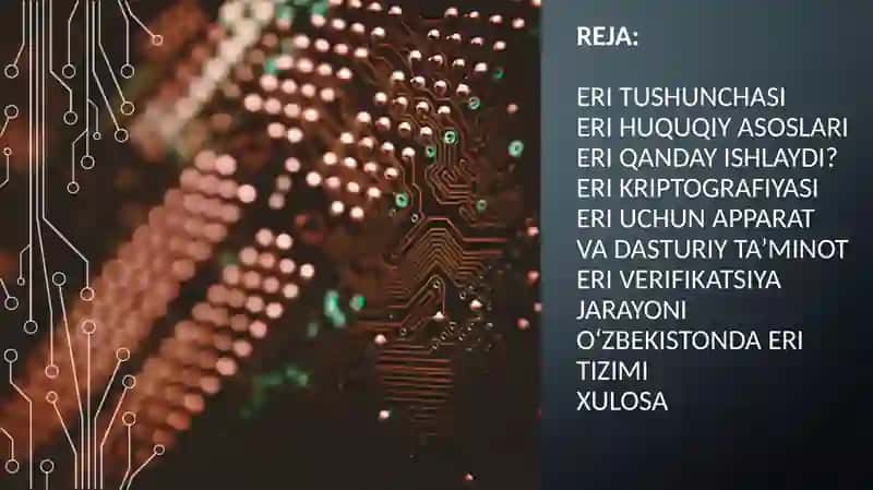 Elektronraqamliimzoningdasturiyta’minoti(ERI / EDS Software System) 2