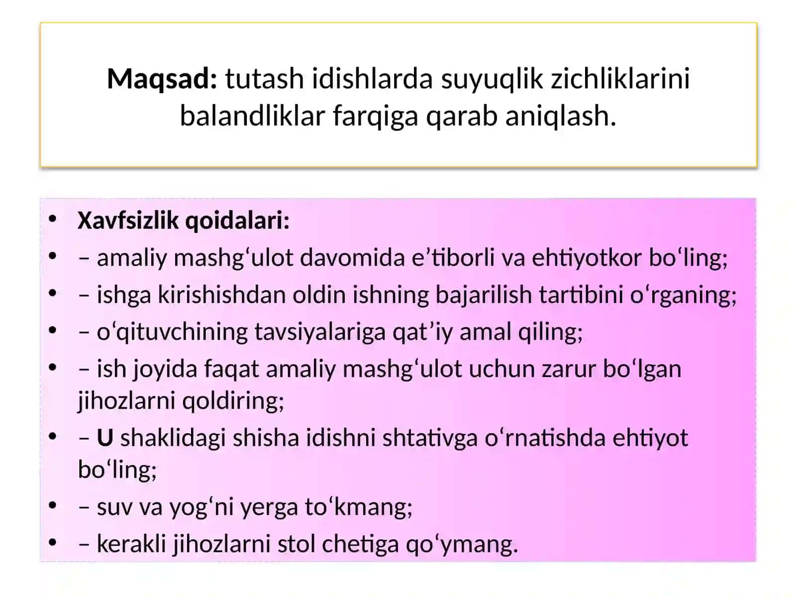 TUTASH IDISHLARDA SUYUQLIKLARNING JOYLASHUVI 2