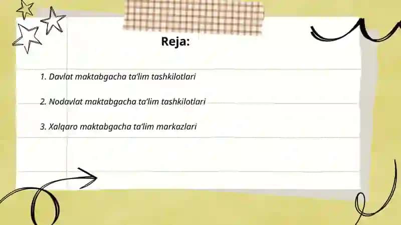 Davlat maktabgacha taʼlim tashkilotlari 2