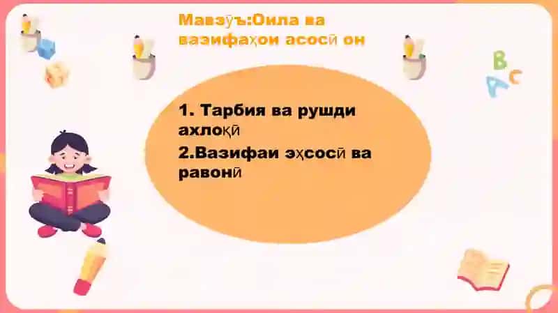 Оила ва вазифаҳои асосӣ он 2