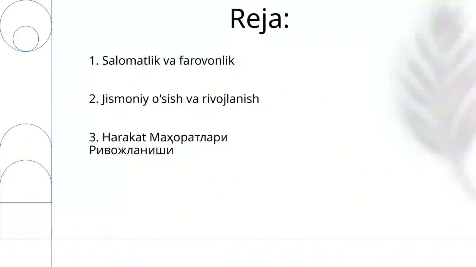 Jismoniy rivojlanish 2
