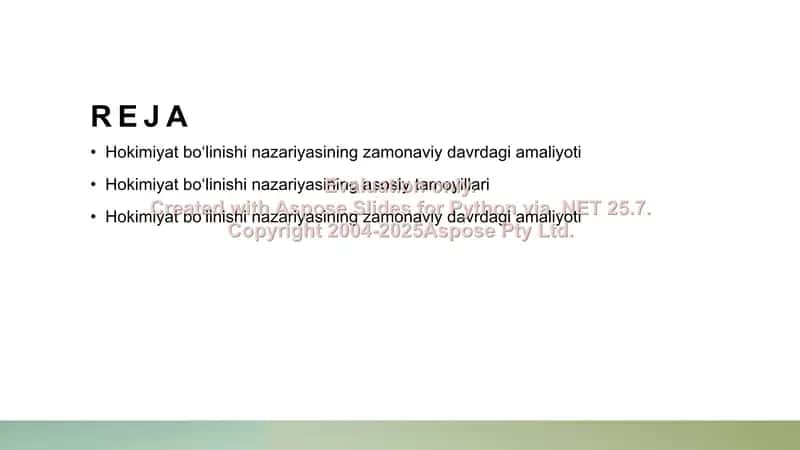 Davlat hokimyatini bo‘linishiga doir nazaryalar 2