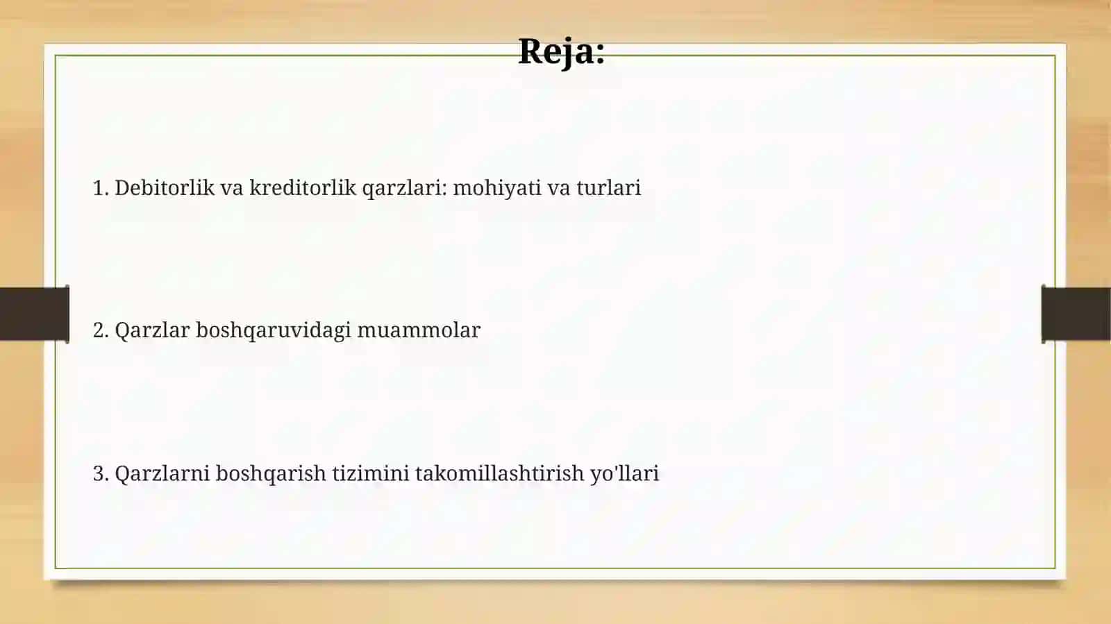 Korxonalarda debitorlik va kreditorlik qarzlarini samarali boshqarish yo'llari 2
