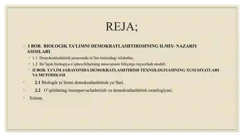 Ta’lim jarayonida demokratlashtirish texnologiyasidan foydalanish 2