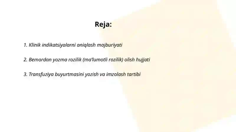 Klinik indikatsiyalarni aniqlash majburiyati 2