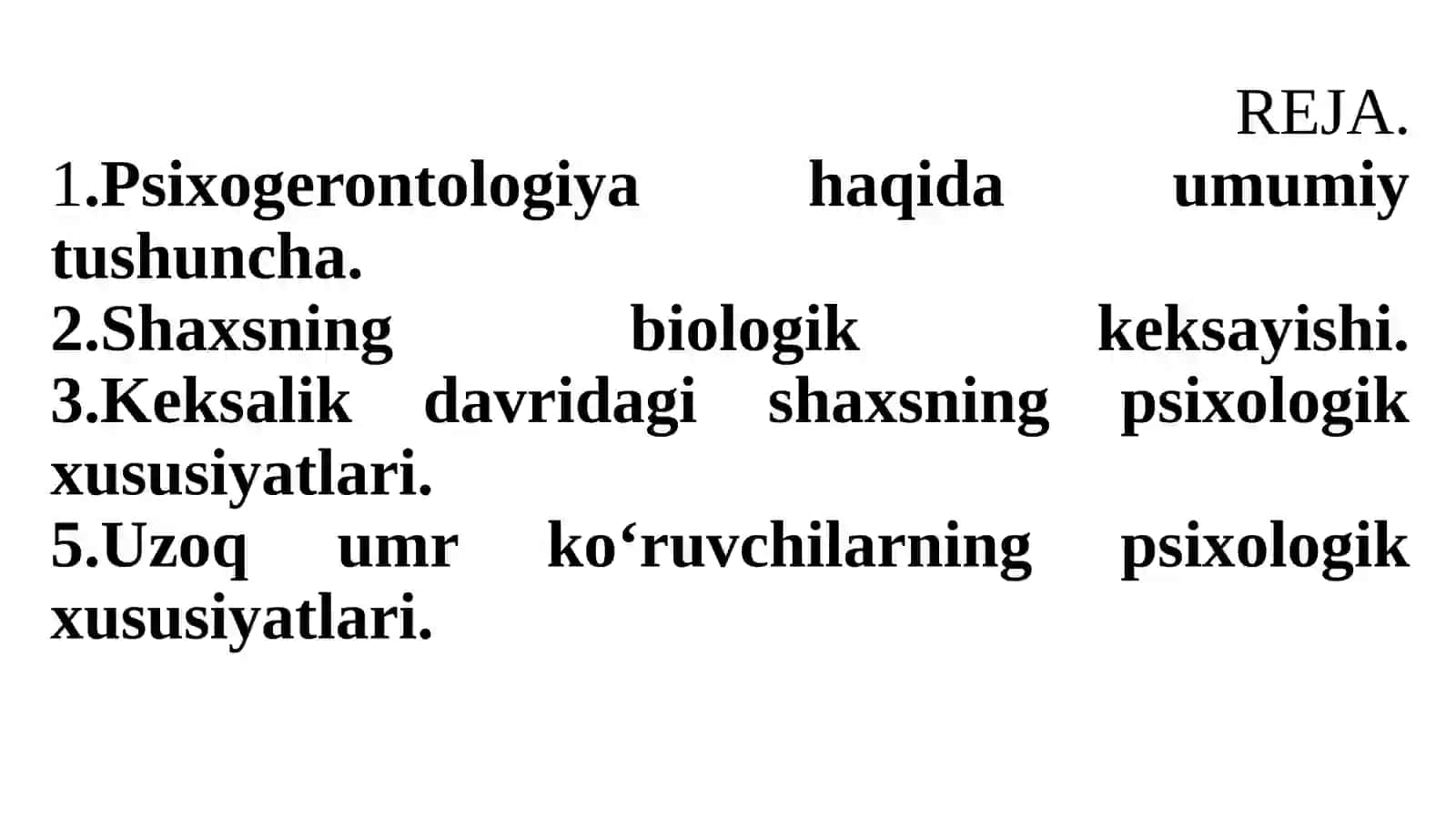 Keksalik davrining psixologik xususiyatlari 2