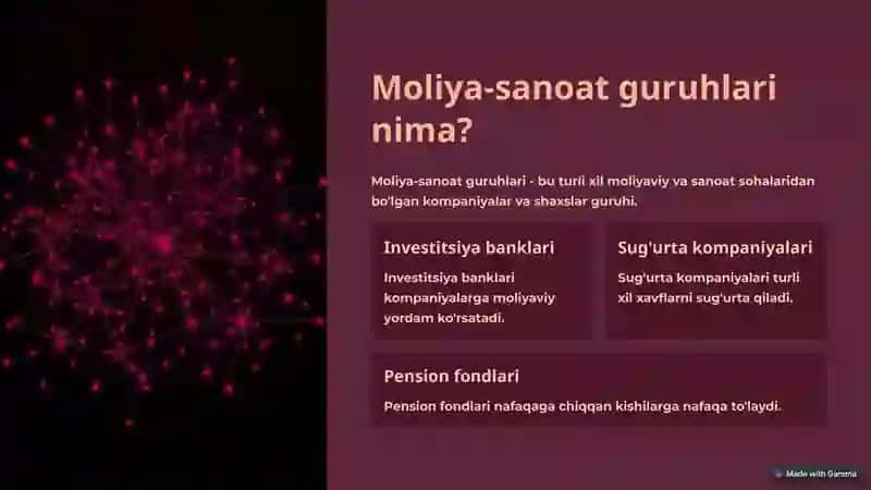 Xalqaro moliya tizimida moliya-sanoat guruhlari 2