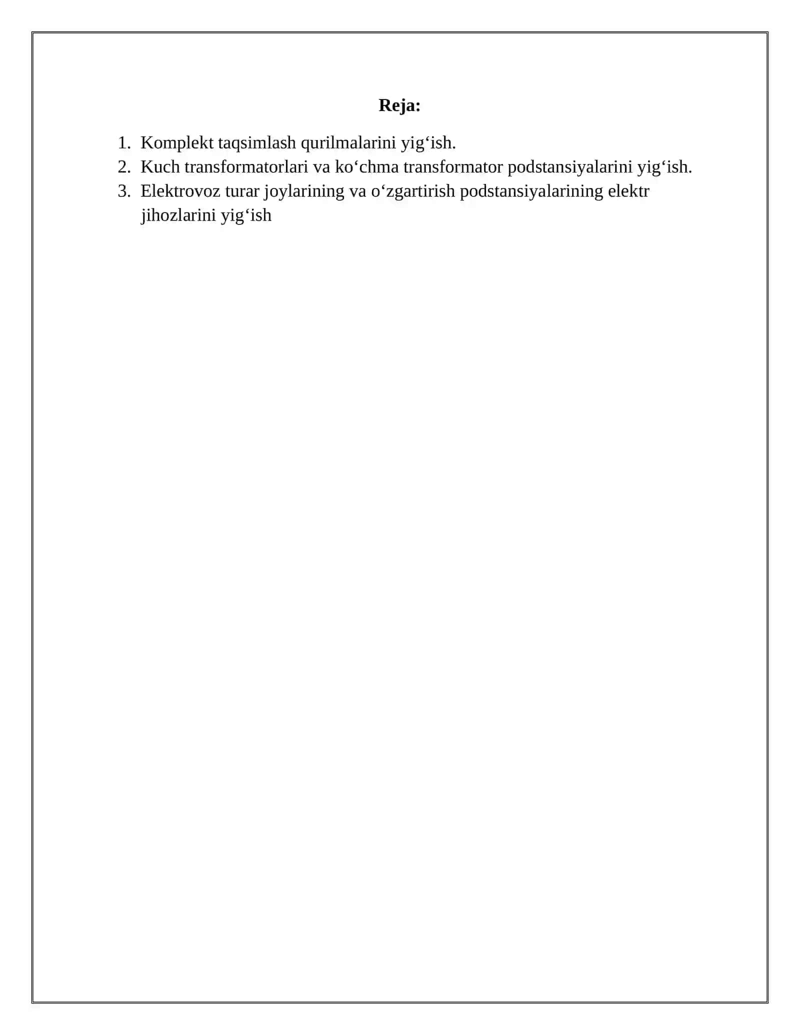 Portlashdan хavfsiz yеr osti koni elеktr jihozlarini yig‘ish 2