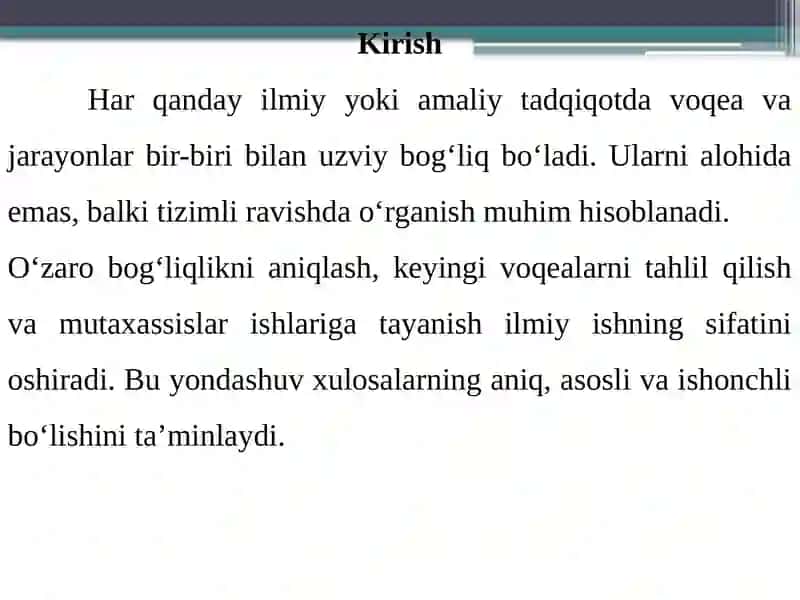O'zaro bog'liq tomonlar, keyingi voqealar va boshqa mutaxassislar ishlaridan foydalanish 2