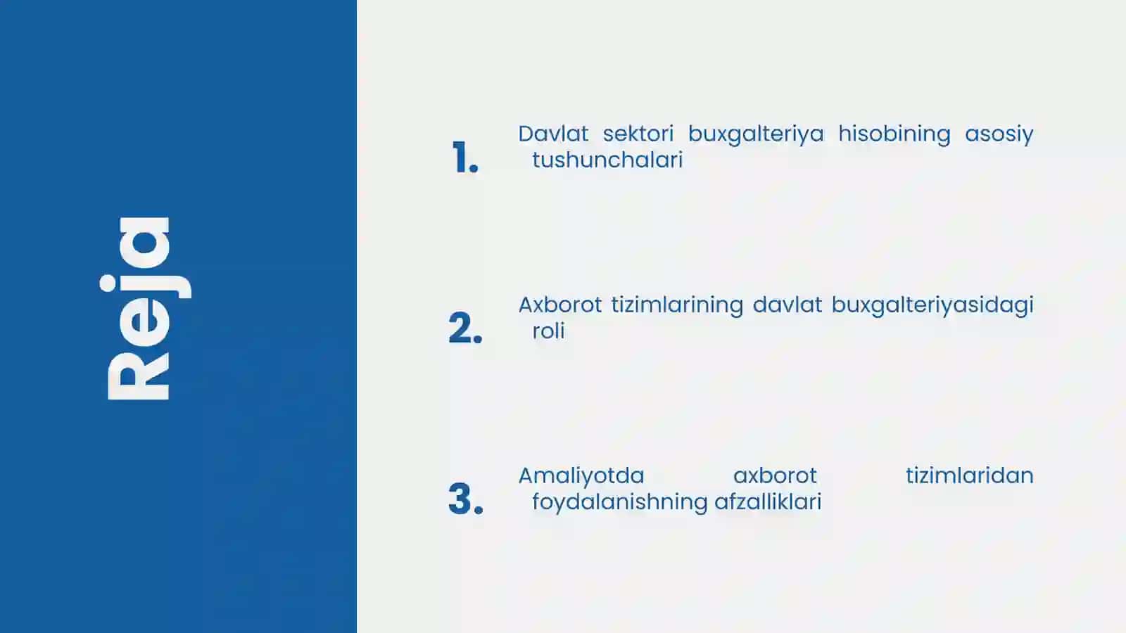Davlat sektori buxgalteriya hisobining axborot tizimlari 2
