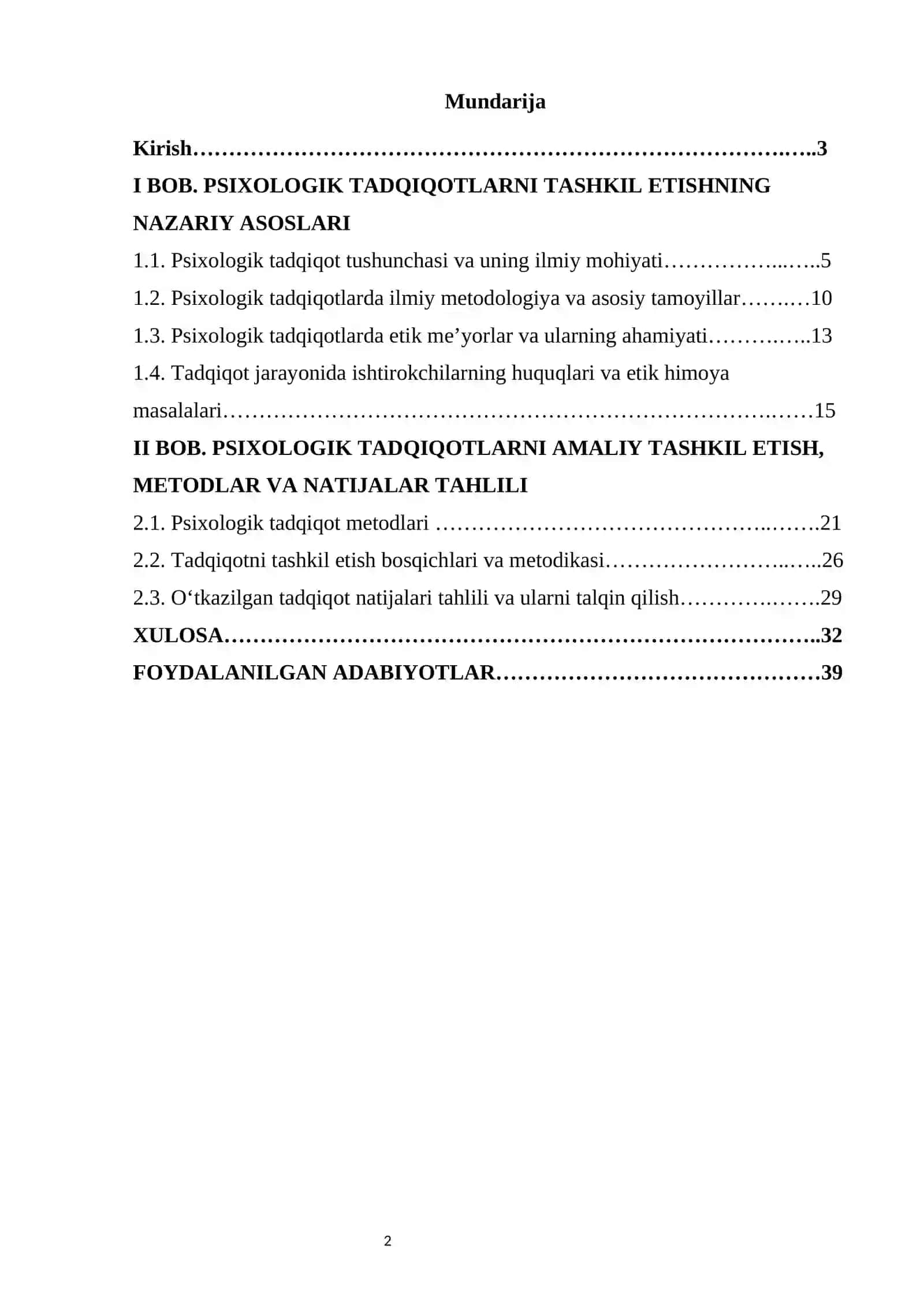 PSIXOLOGIK TADQIQOTLARNI TASHKIL ETISHNING NAZARIY ASOSLARI 2