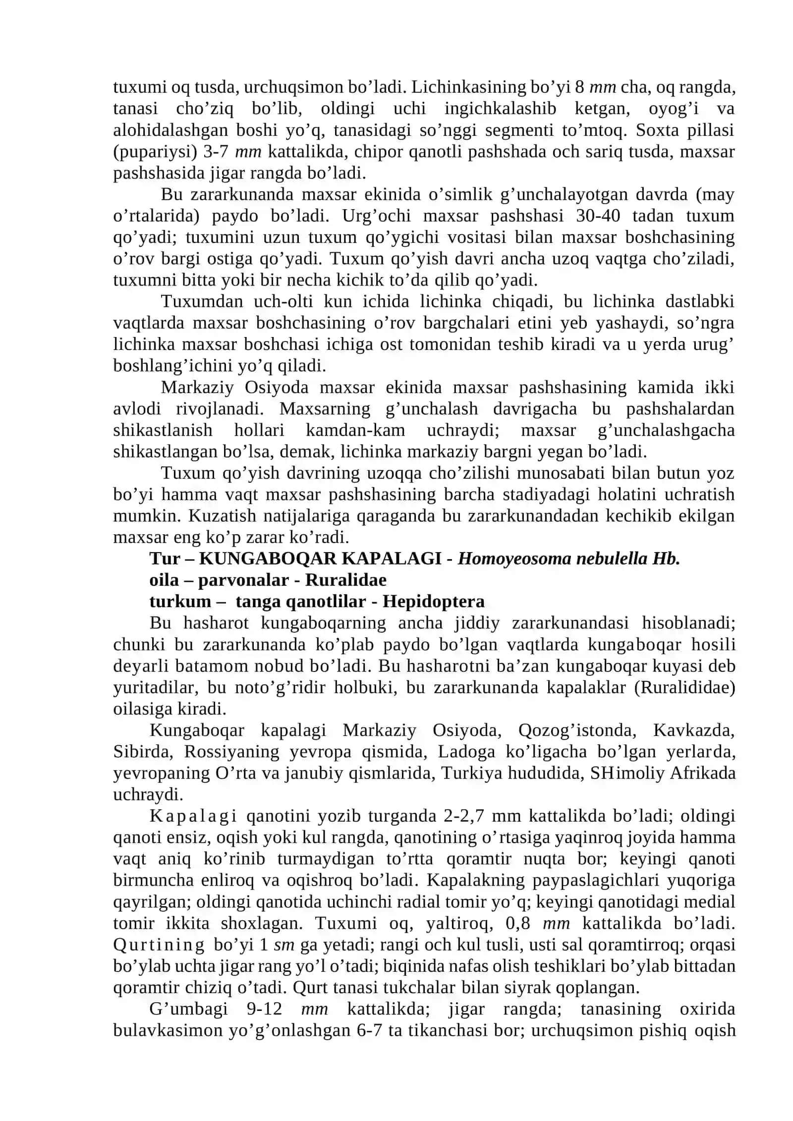 MOYLI EKINLARNING ZARARKUNANDALARI VA QARSHI KURASH CHORALARI 2