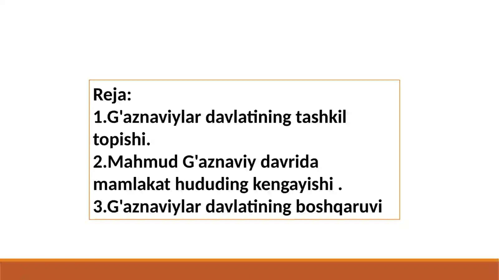 G'aznaviylar davlatining tashkil topishi va davlat boshqaruvi 2
