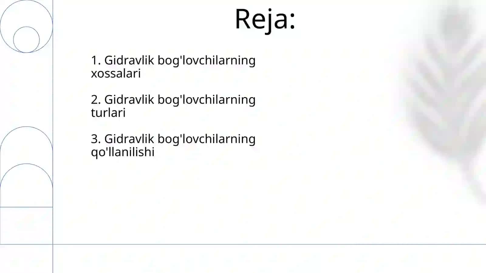 Gidravlik bogʻlovchi moddalar 2