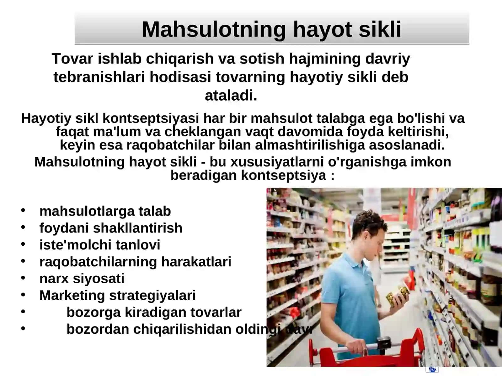 Mahsulotning hayot sikli 2