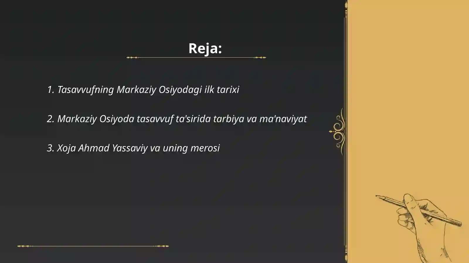 Markaziy Osiyoda tasavvuf taraqqiyoti 2