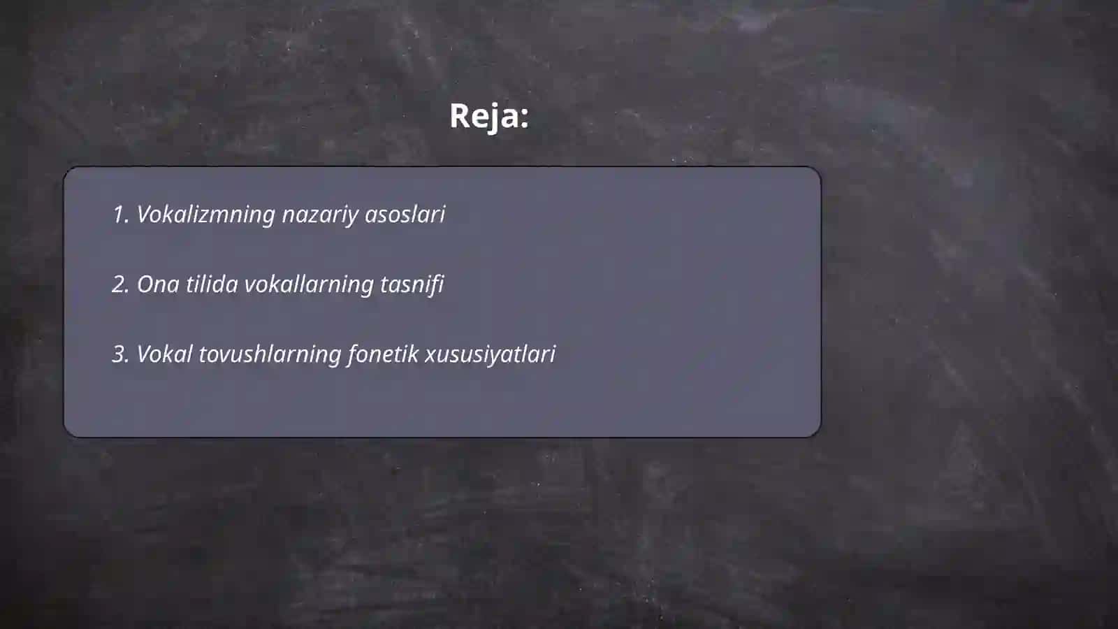 Ona tilining vokalizmi 2