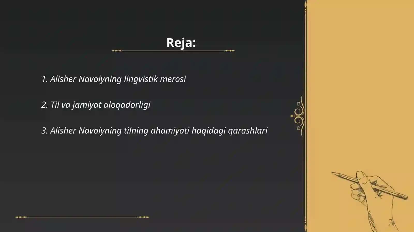 Alisher Navoiyning til va nutq haqidagi qarashlari 2