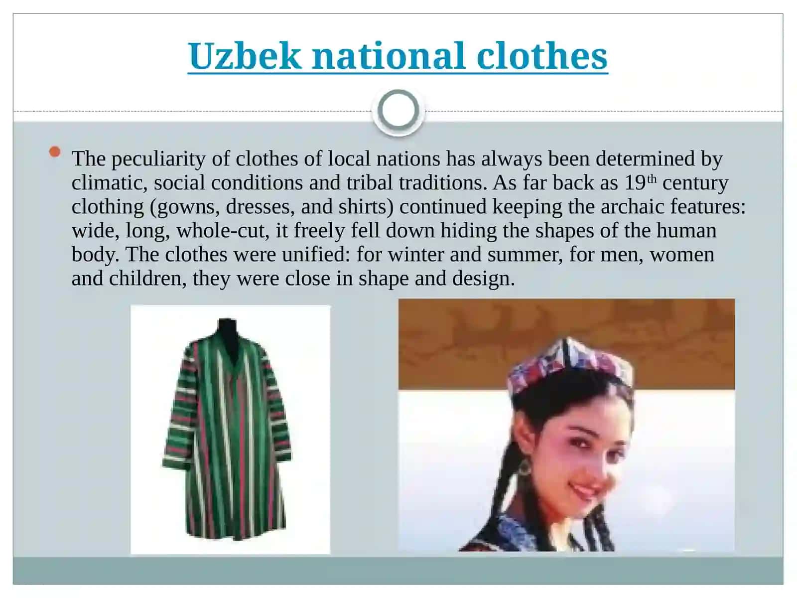 Uzbek traditions ( ingliz tilida taqdimot) 2