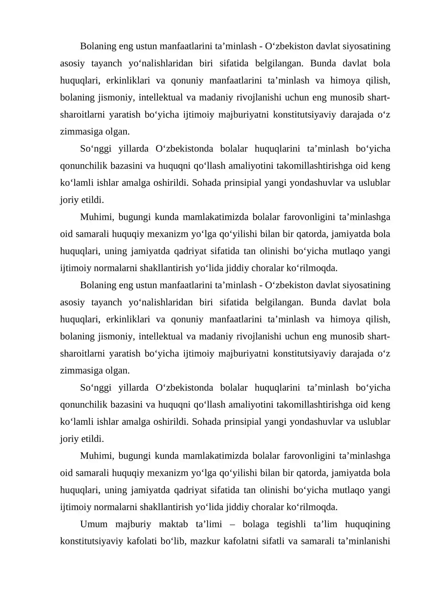OʻQUVCHINING MAKTABDAGI BURCHLARI 2