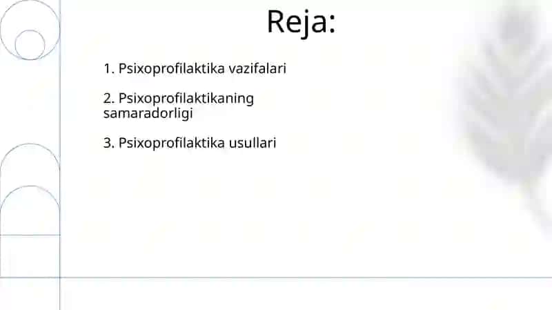 Psixoprofilaktik ishlarning muhim vazifalari 2