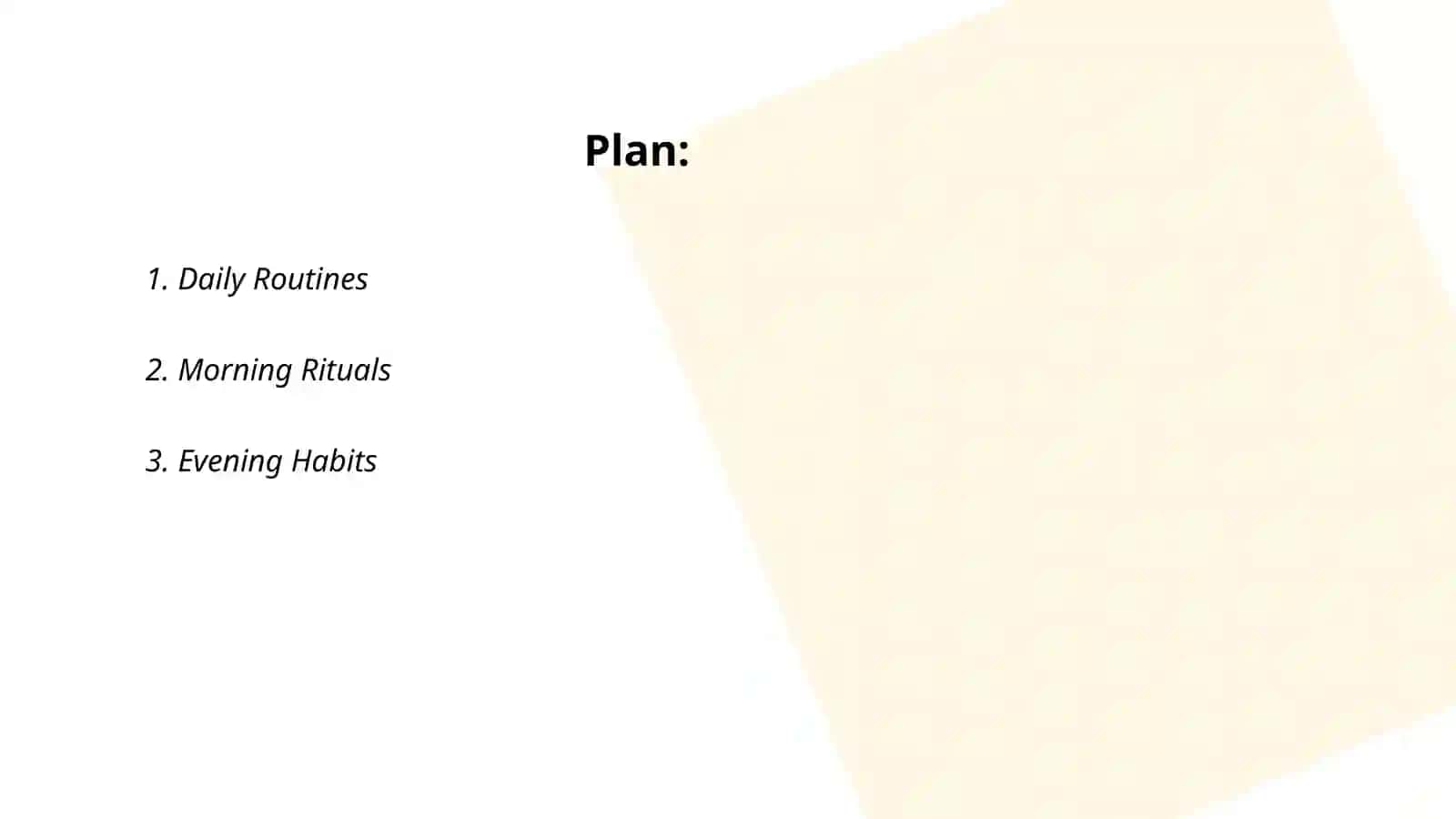 Expressing habit 2