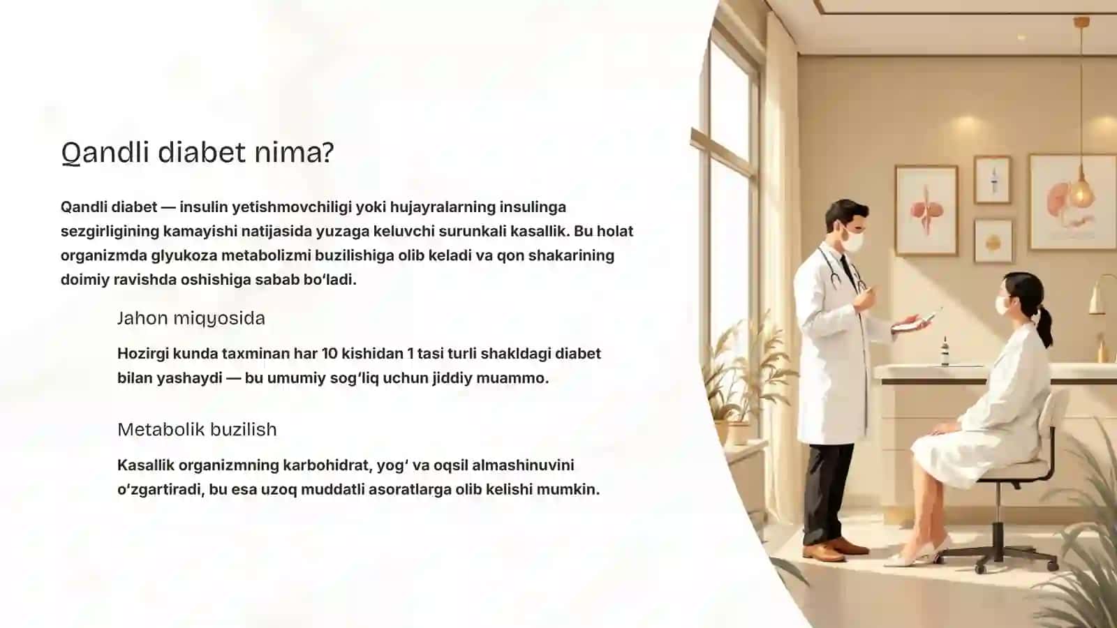 Qandli diabet: Sabablari, diagnostika va davolash 2