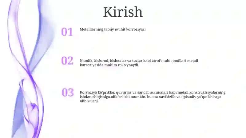 Tabiiy Muhitlarda Metallar Korroziyasi 2
