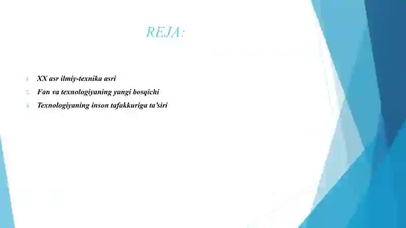 XX ASR ILMIY TEXNIKA ASRI 2