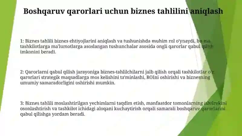 Turli Mulkchilik Shakldagi Xo'Jalik Yurituvchi Subyektlarda Boshqaruv Qarorlari Qabul Qilishda Tahlili Ning Ahamiyati 2