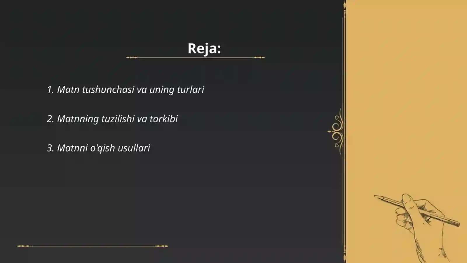 Matn Turlari 2