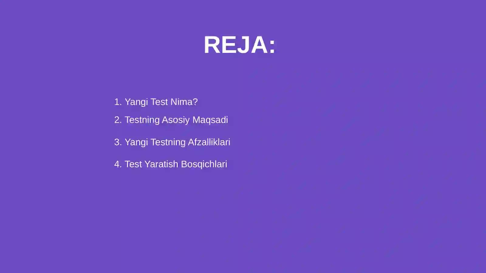 Yangi Test 2