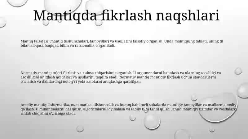 Mantiqiy Tafakkur Shakllari Va Qonunlarni OʻRganuvchi Fan Sohasi Sifatida 2