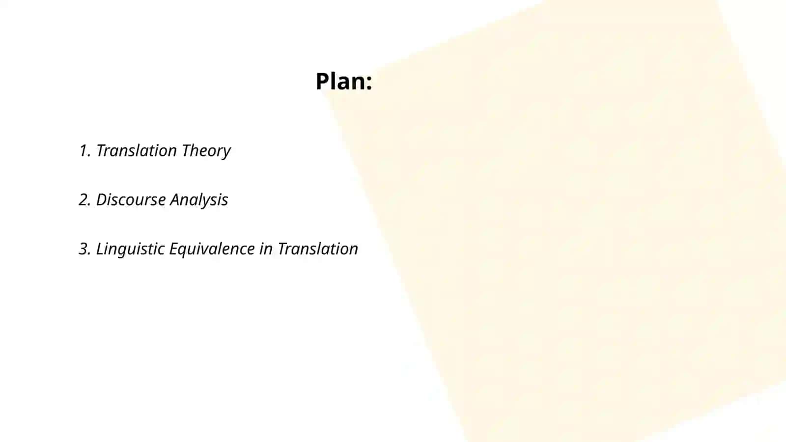 Translation and Discourse 2