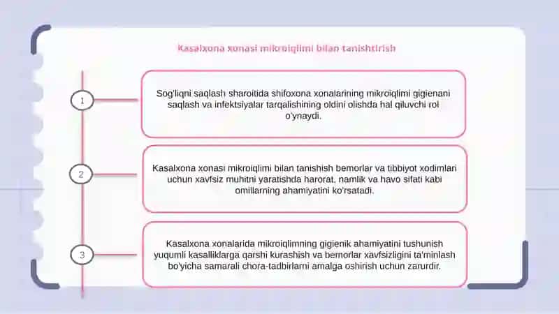 Kasalxonaxonalarining mikroiqlimni o‘rganish va baholash 2