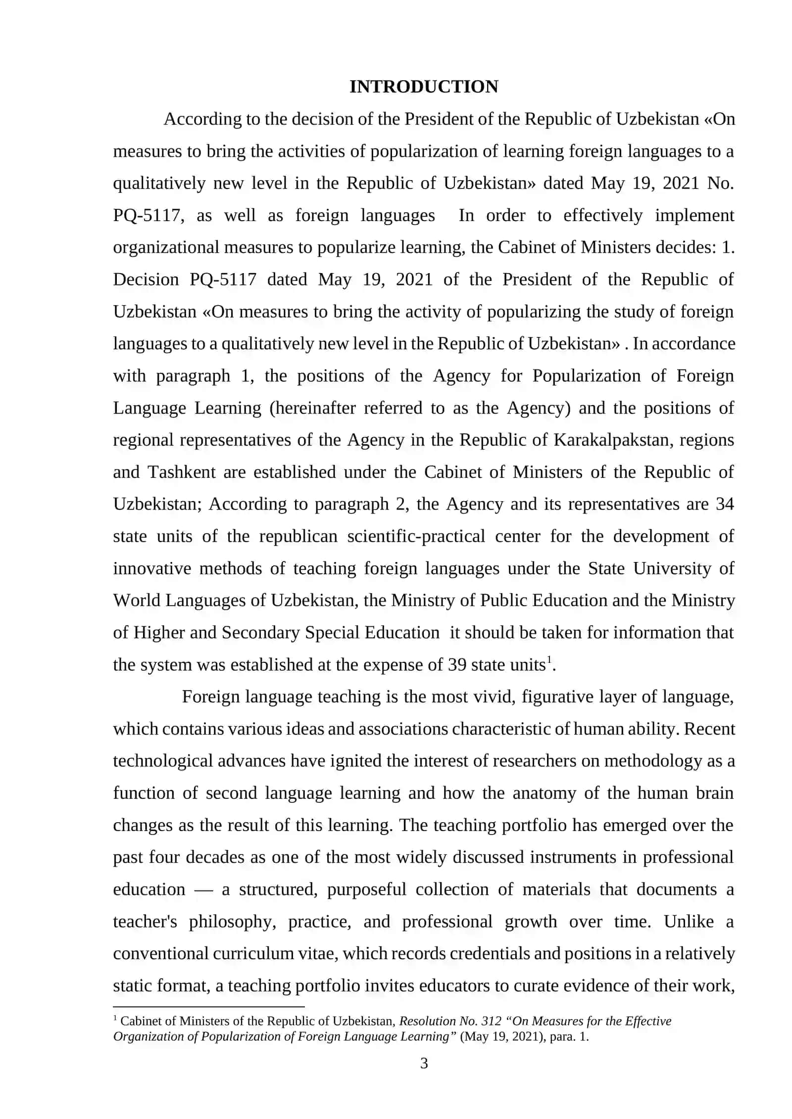 TEACHING PORTFOLIOS 2