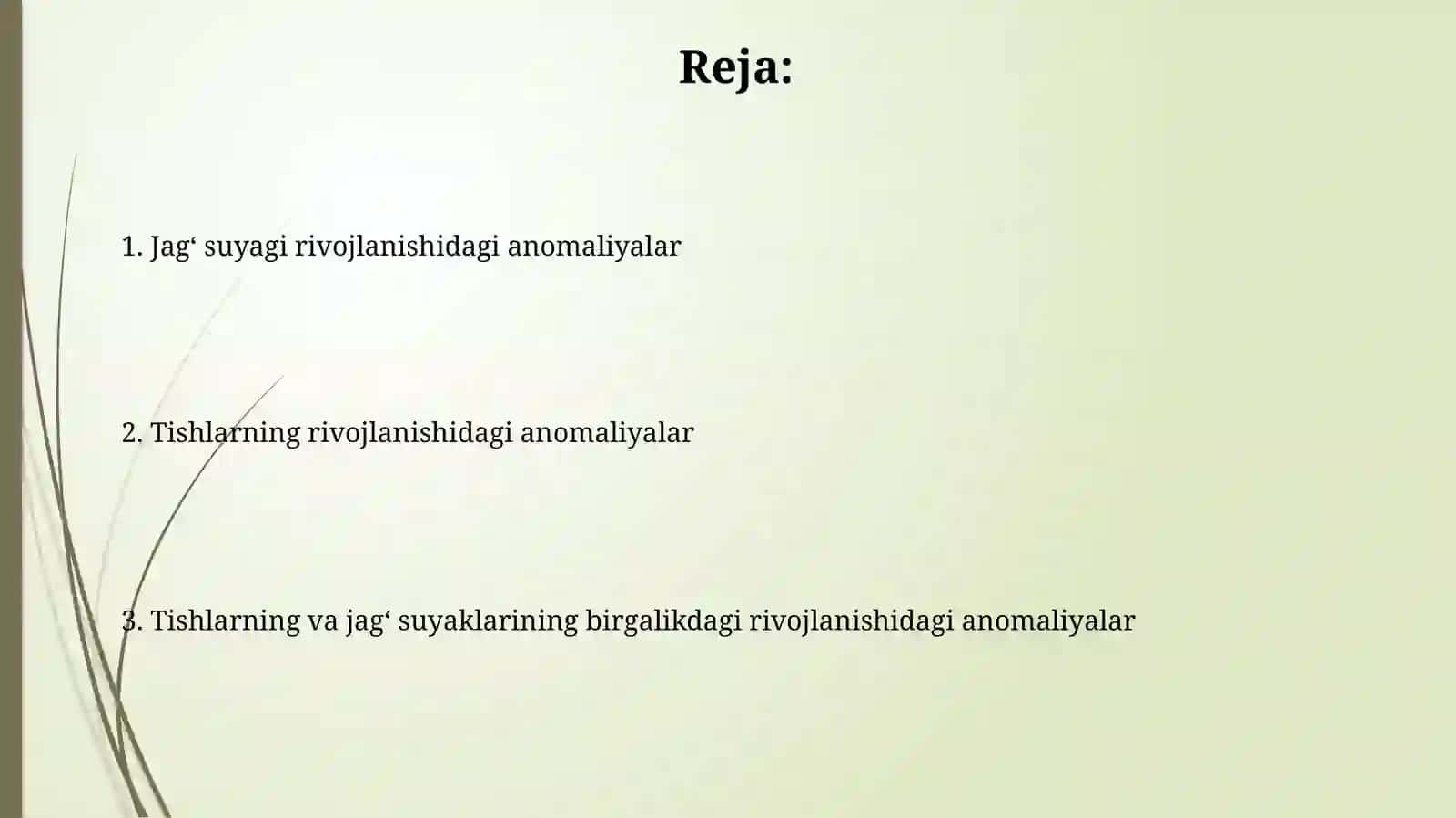 Tishlarning oʻlchamiga oid anomaliyalar 2