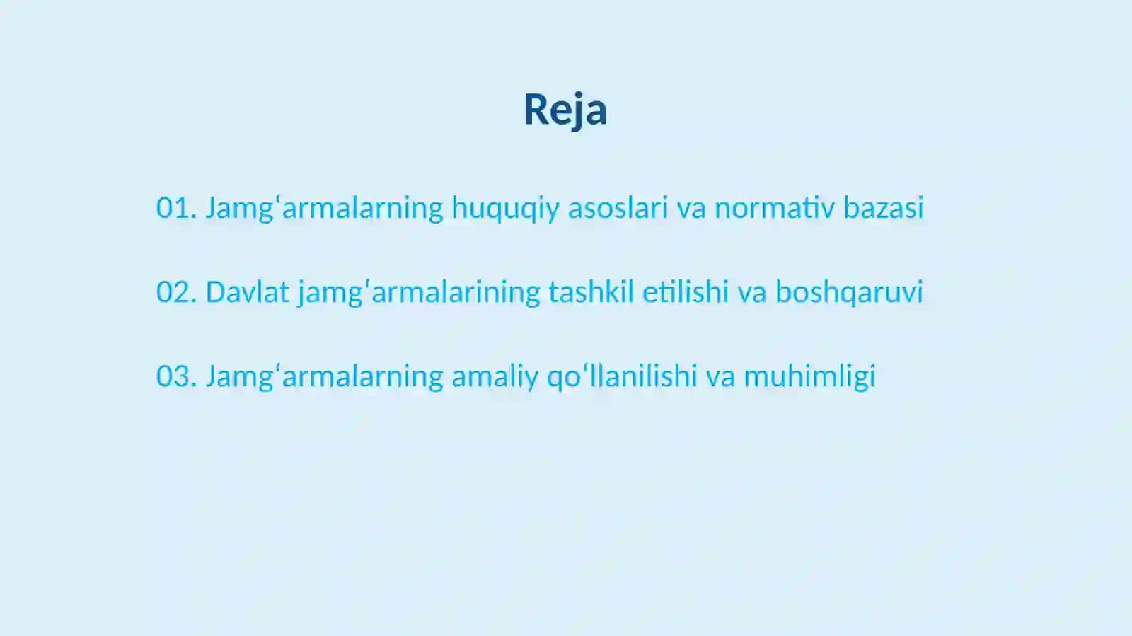 Davlat maqsadli jamgʻarmalarining huquqiy asoslari 2