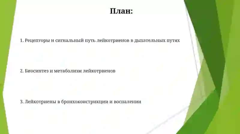 РОЛЬ ЛЕЙКОТРИЕНОВ В РАЗВИТИИ БРОНХООБСТРУКТИВНОГО СИНДРОМА 2