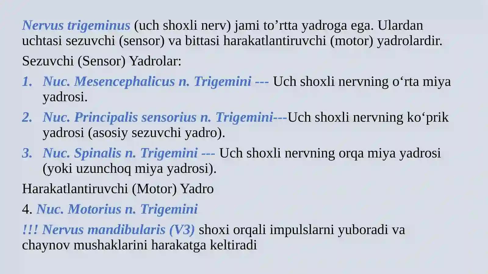 Uch shoxli nerv 2