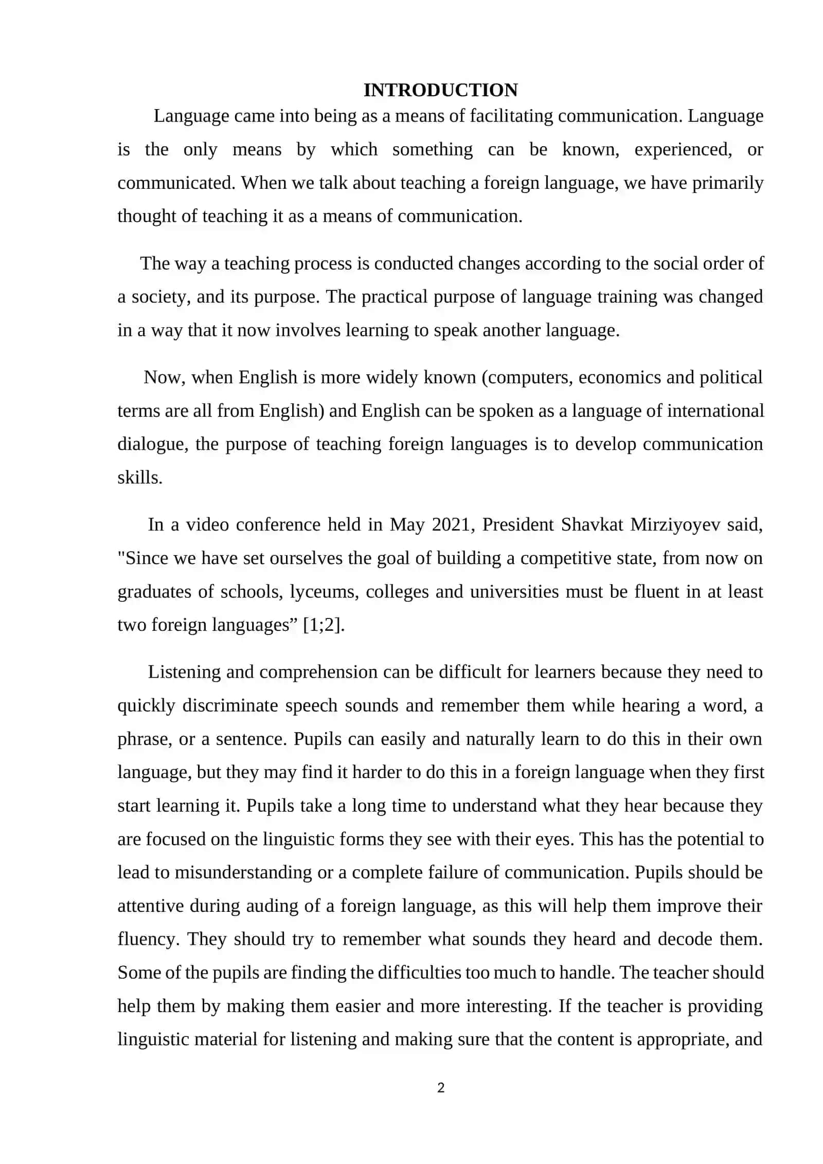TEACHING LISTENING 2