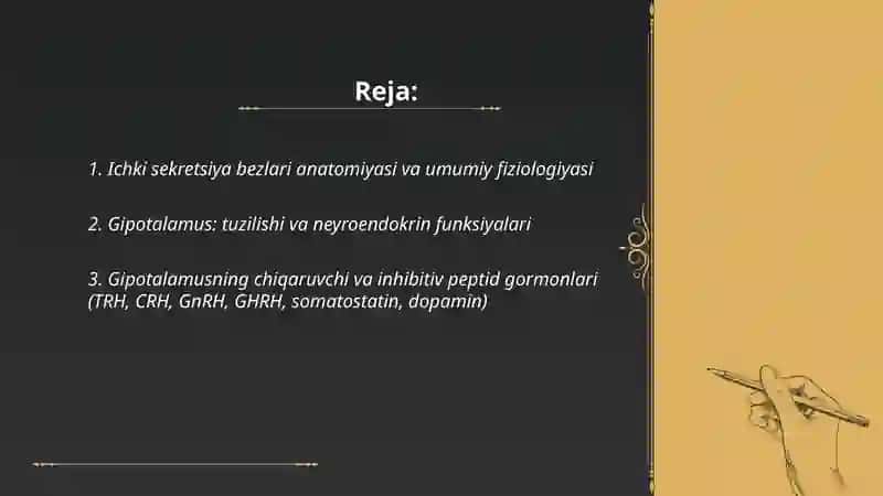 Ichki sekretsiya bezlari fiziologiyasi 2